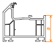 Окна-Двери Конфигуратор: размер рамного профиля